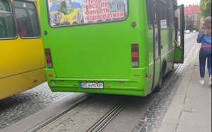 У Львові водій маршрутки вимагав гроші та накричав на школяра (фото)