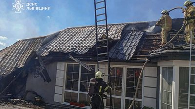 У Львівській області сталася пожежа