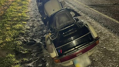 Маленька дитина постраждала внаслідок зіткнення мотоцикла та автомобіля на трасі «Львів-Краковець»