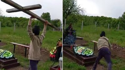 На Буковині пʼяні діти пошкодили хрести та могили на кладовищі (ВІДЕО)