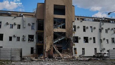 Росія атакувала дроном будівлю телеканалу "Ми – Україна"