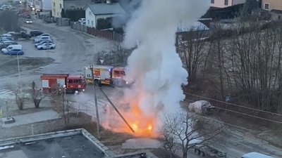 У Львові горів автомобіль