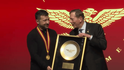 У США Зеленський отримав нагороду The Golden Plate Award