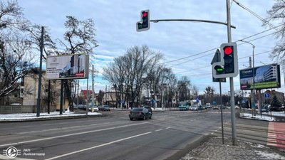 У Львові на перехресті, де основною причиною ДТП були бокові зіткнення, змінили організацію дорожнього руху