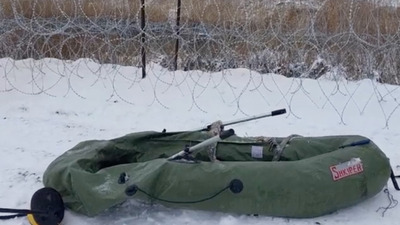 на білорусі облаштували понтон для переправи нелегалів до Польщі (ВІДЕО)