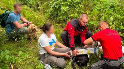 На Львівщині під час походу на гору жінка зламала ногу