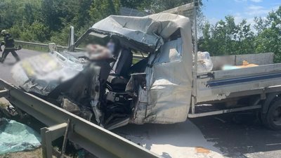 У Львівській обалсті зіткнулися вантажівка MAN та мікроавтобус Mercedes