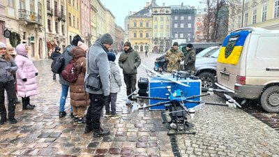 У Львові популяризували військову службу в підрозділах безпілотників морської піхоти ВМС ЗСУ