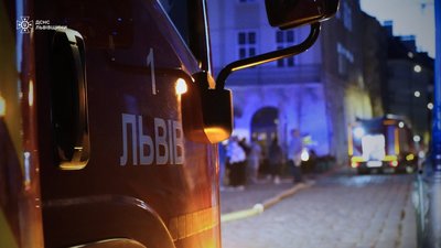 У центрі Львова вогнеборці ліквідували пожежу