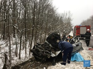 Смертельна ДТП трапилося на крижаній трасі Ковель-Жовква (ФОТО)