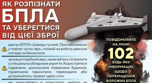 Якщо у небі з’явився дрон: як убезпечитися від дронів-камікадзе