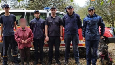 На Дрогобиччині рятувальники розшукали жінку, яка заблукала, за допомогою дрона