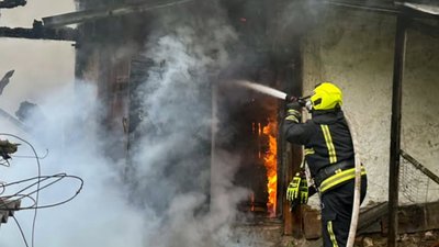 У Львівській області горів житловий будинок