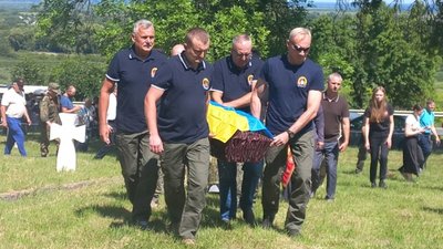 На Львівщині перепоховали двох воїнів дивізії “Галичина”, які загинули під час боїв у «Бродівському котлі»