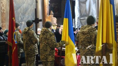 Львів попрощався з двома загиблими на війні Героями - Зеновієм Дейнегою та Сергієм Шураном (ФОТО,ВІДЕО)