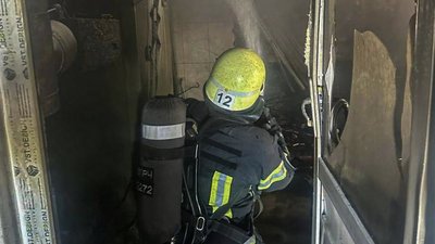 На Львівщині горіла котельня