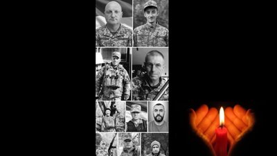Десятьох загиблих воїнів сьогодні проводжають в останню земну путь на Львівщині