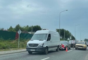 Відео моменту потрійної ДТП у Сокільниках