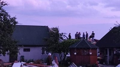 Негода накоїла лиха на Львівщині: повалено десятки дерев, пошкоджено десятки будівель (ФОТО)