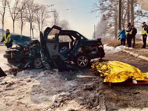 У ДТП, що заблокувала в’їзд до Франківська зі сторони Львова, загинуло двоє людей (фото, відео)