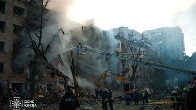 росія завдала масованого удару по Києву