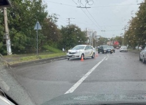 У Львові в ДТП потрапили поліцейські (відео, фото)