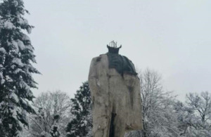 У Стрию невідомі обезголовили пам'ятник Тарасу Шевченку (фото)