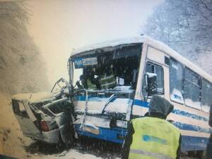 На Львівщині у ДТП потрапив рейсовий автобус (фото)