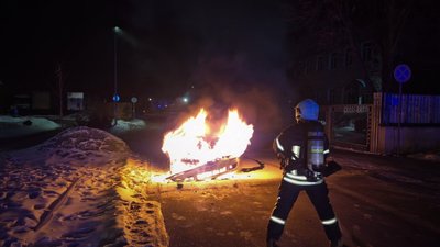 У Львові під час руху загорівся автомобіль