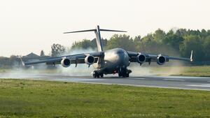 У Львові побував легендарний Boeing C-17 військово-повітряних сил Канади (фото)