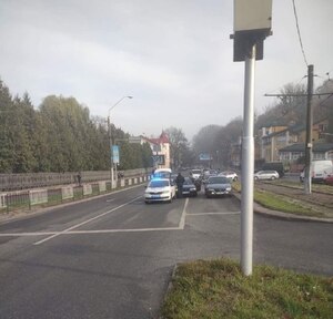 У Львові в ДТП потрапив автомобіль поліції (фото)