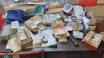 СБУ виявила понад 300 тис дол США під час обшуків у очільниці районної ВЛК