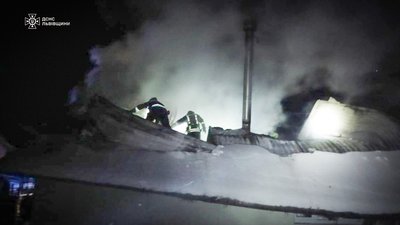 На Львівщині горів будинок