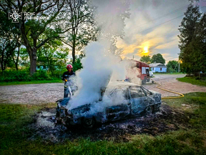 На Львівщині повністю згоріли два автомобілі (ФОТО)