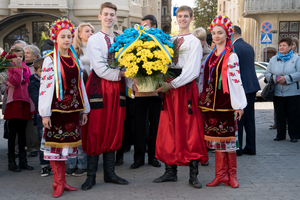 У Львові з нагоди 151-ої річниці від дня народження вшанували Михайла Грушевського (фото)