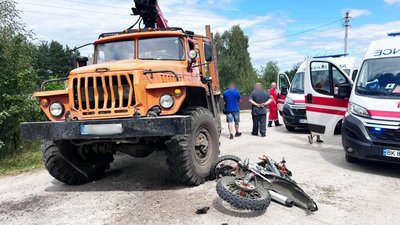 На Рівненщині розбився неповнолітній мотоцикліст (ФОТО)