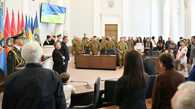 У Львові 29 нацгвардійців посмертно нагородили "Почесним знаком святого Юрія" (ФОТО)