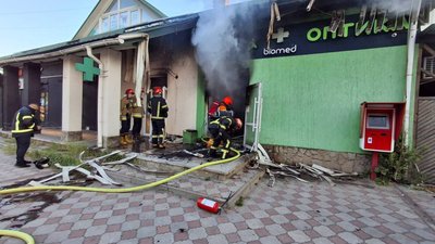 У Львові під час пожежі в аптеці загинув молодий чоловік