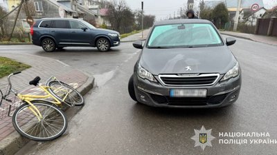 На Львівщині у ДТП постраждала велосипедистка