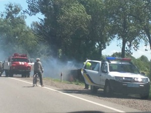 Правоохоронці назвали причину займання вантажівки на автодорозі Київ-Чоп, внаслідок якого постраждав водій