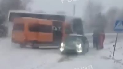 У Львівському районі трапилася ДТП з участю пасажирського автобуса (ВІДЕО)