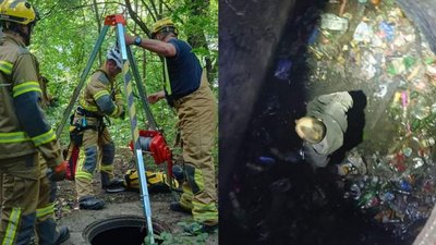 На Буковині рятувальники витягли з колектора чоловіка, який пробув там п'ять днів