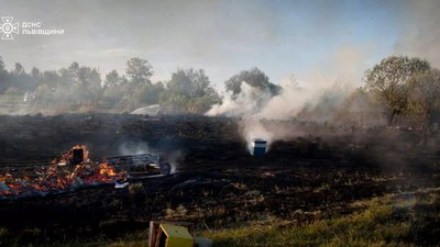 Кочова пасіка горіла на Львівщині (ФОТО)