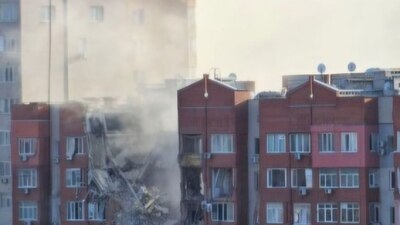 росіяни влучили ракетою у багатоповерхівку Дніпра