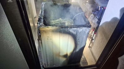 На Самбірщині загорання пральної машини ледь не знищило квартиру