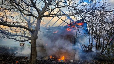 У Стрийському районі горів будинок