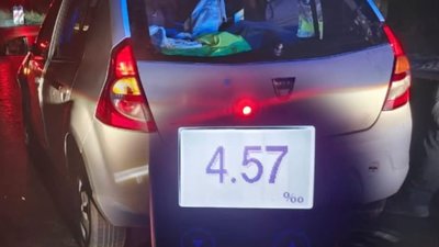 На Львівщині виявили водія, у якого рівень алкоголю в крові перевищував норму майже у 23 рази