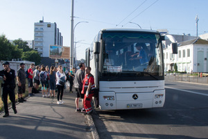 У Києві за кермом помер водій автобуса, який перевозив дітей (фото)