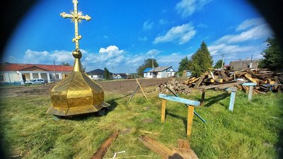 На Рівненщині знесли і зрівняли із землею храм XVIII століття, через що стало видно останки похованих людей