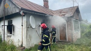 У Львівській області горів житловий будинок (ФОТО)